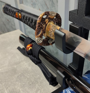 Munenori Katana Dragon Eye San-mai gitae