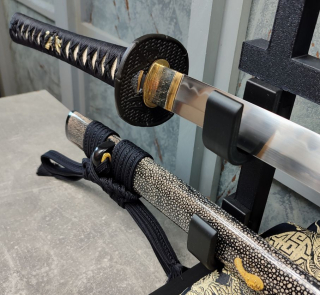 Munenori Daimjó Katana Black San-mai gitae